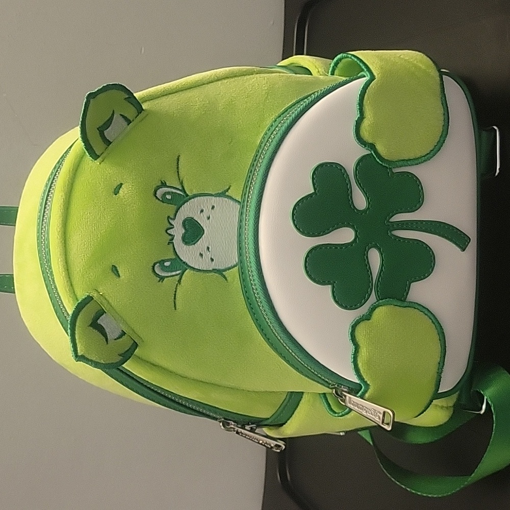 Limited Edition Exclusive Care Bears Good Luck Bear MINI Backpack
